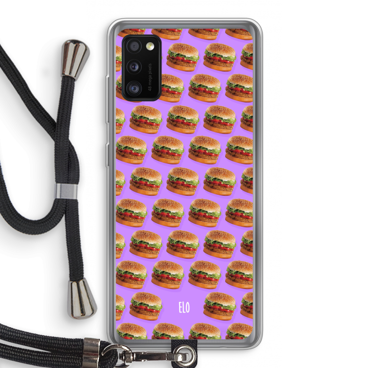 Giants: Samsung Galaxy A41 Transparant Hoesje met koord