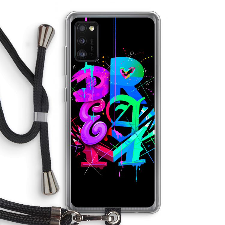 Dream: Samsung Galaxy A41 Transparant Hoesje met koord
