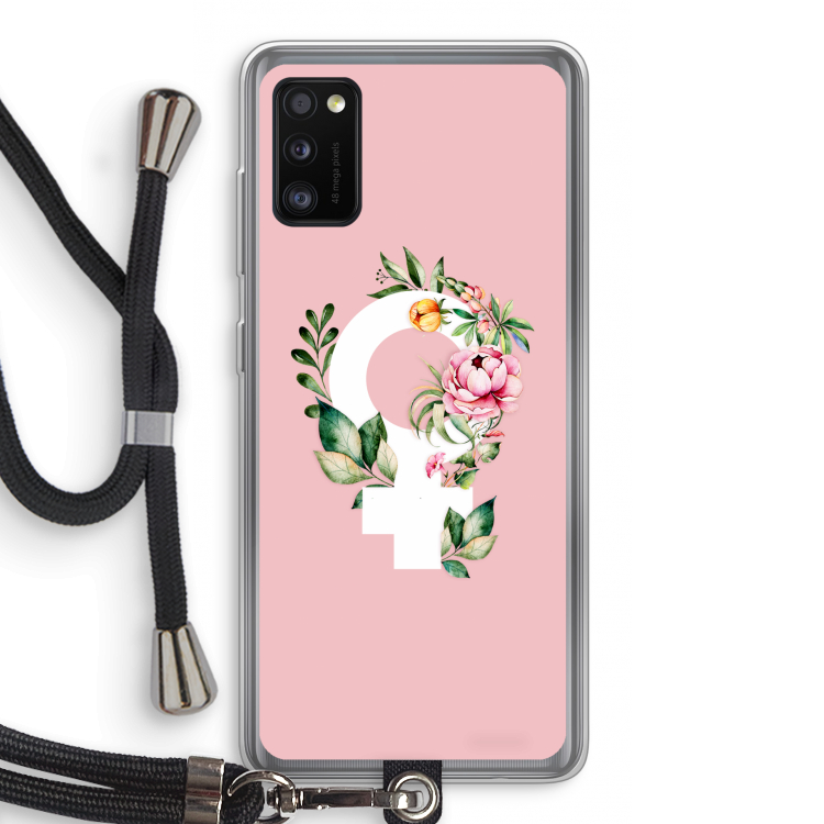 Venus: Samsung Galaxy A41 Transparant Hoesje met koord