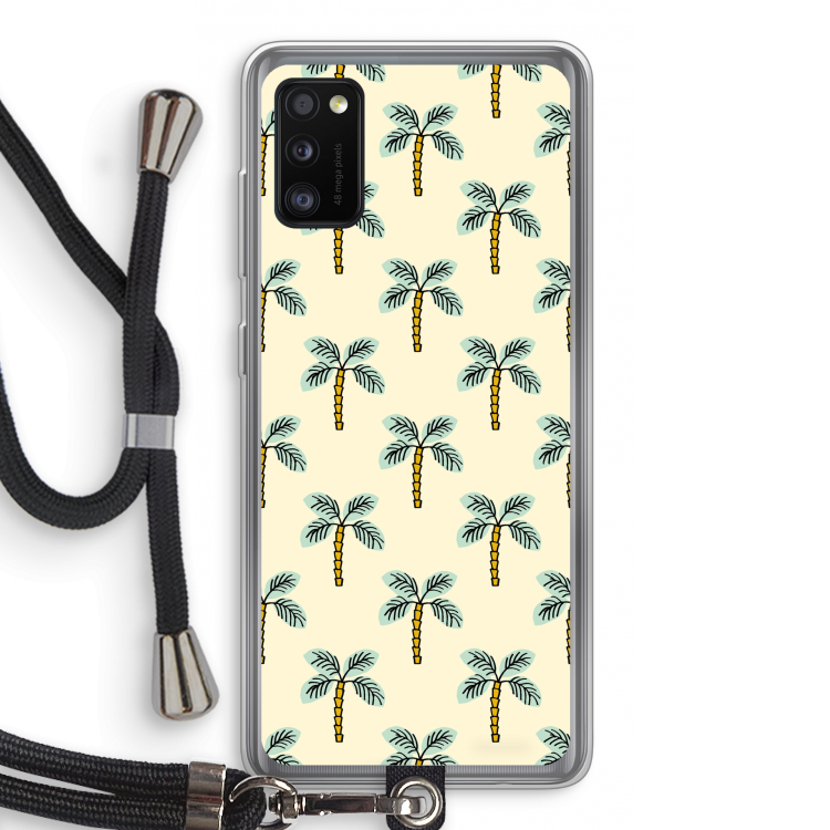 Paradise: Samsung Galaxy A41 Transparant Hoesje met koord
