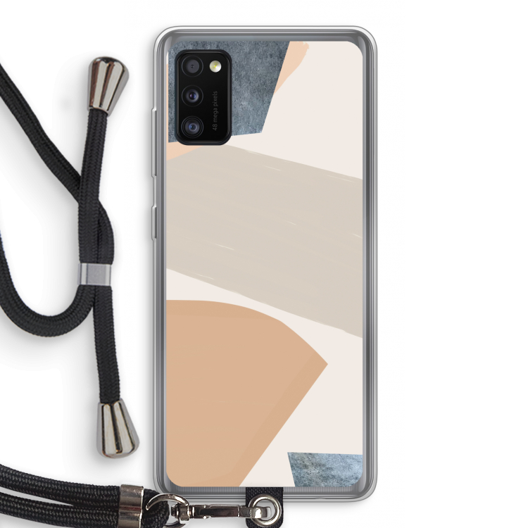 Formo: Samsung Galaxy A41 Transparant Hoesje met koord