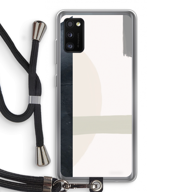 Baca: Samsung Galaxy A41 Transparant Hoesje met koord