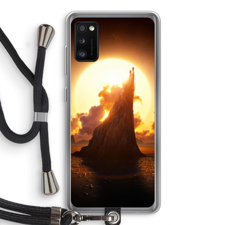 Children of the Sun: Samsung Galaxy A41 Transparant Hoesje met koord