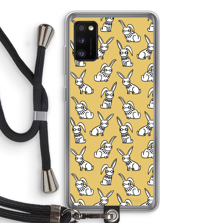 Haas: Samsung Galaxy A41 Transparant Hoesje met koord