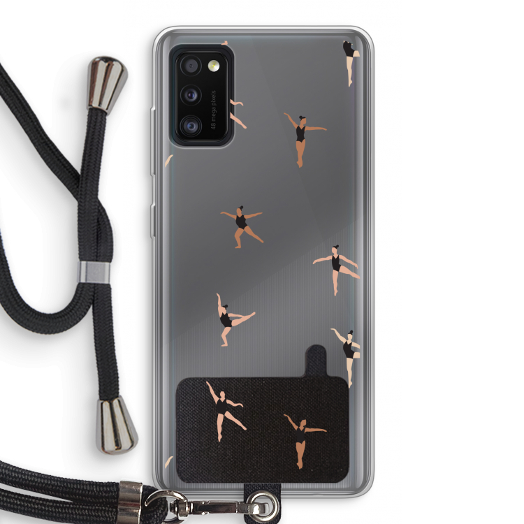 Dancing #1: Samsung Galaxy A41 Transparant Hoesje met koord