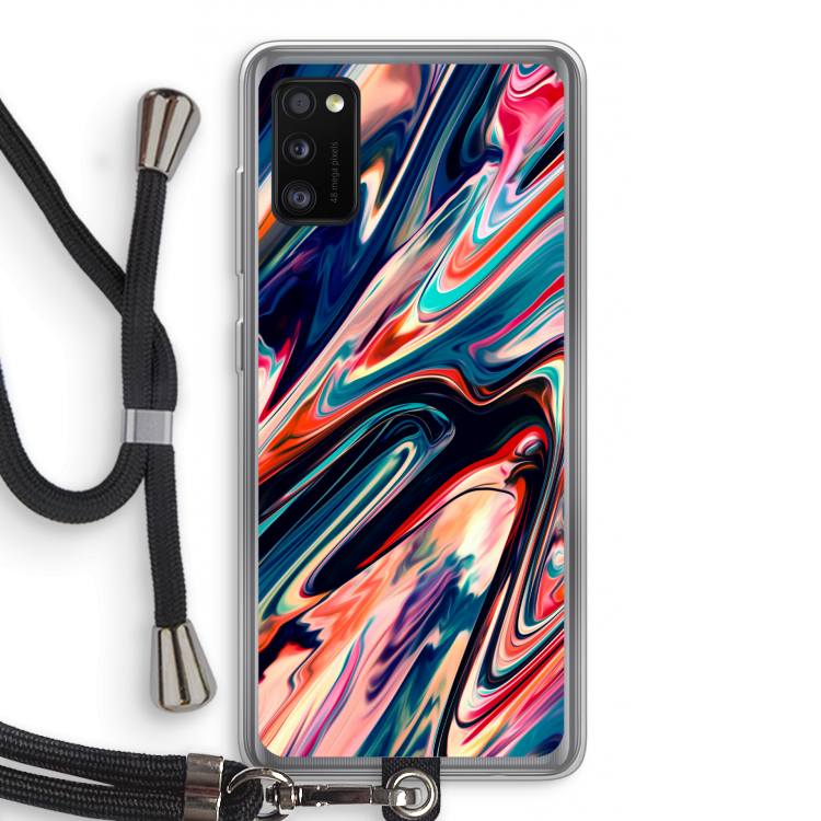 Quantum Being: Samsung Galaxy A41 Transparant Hoesje met koord