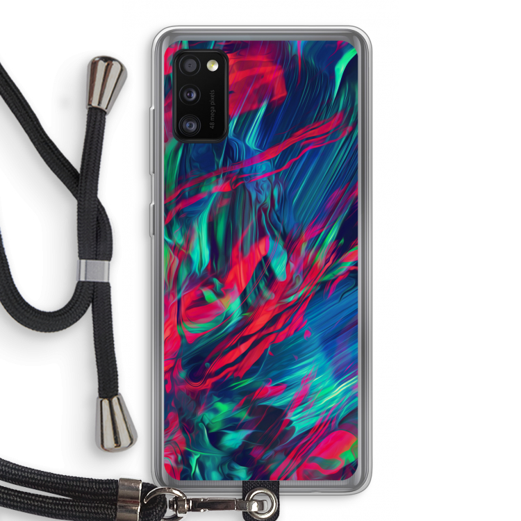 Pilgrims Of The Sea: Samsung Galaxy A41 Transparant Hoesje met koord