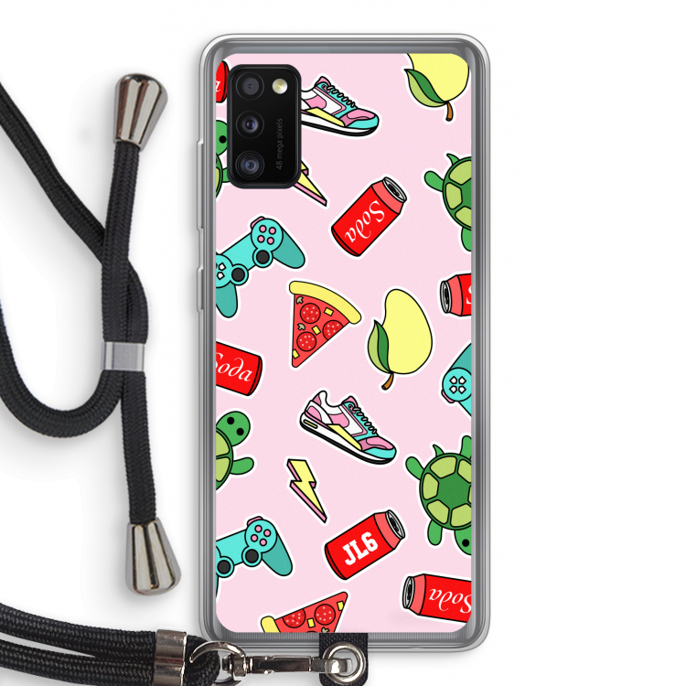 Things Jamie Loves: Samsung Galaxy A41 Transparant Hoesje met koord