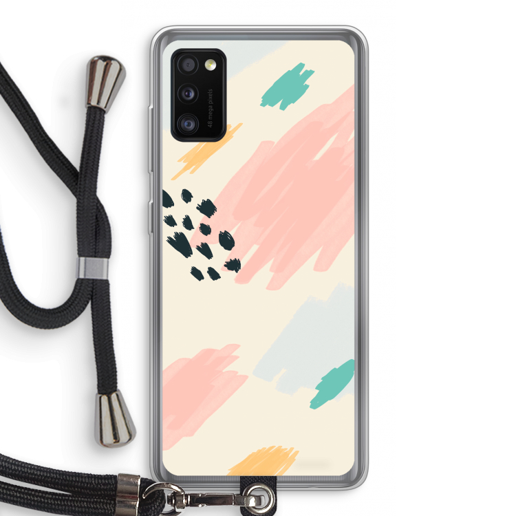 Sunday Chillings: Samsung Galaxy A41 Transparant Hoesje met koord