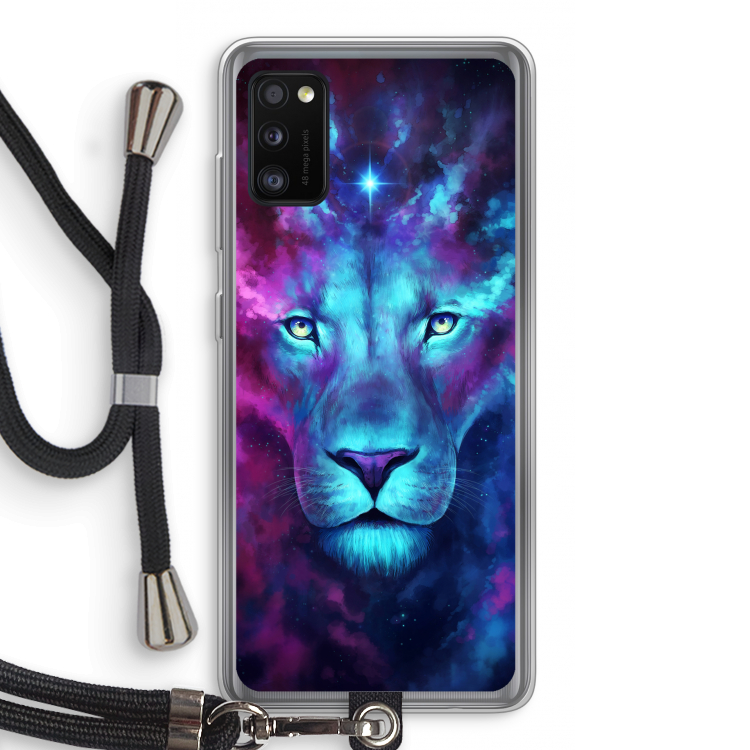 Firstborn: Samsung Galaxy A41 Transparant Hoesje met koord