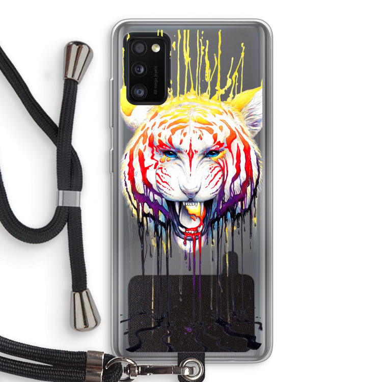 Fading: Samsung Galaxy A41 Transparant Hoesje met koord