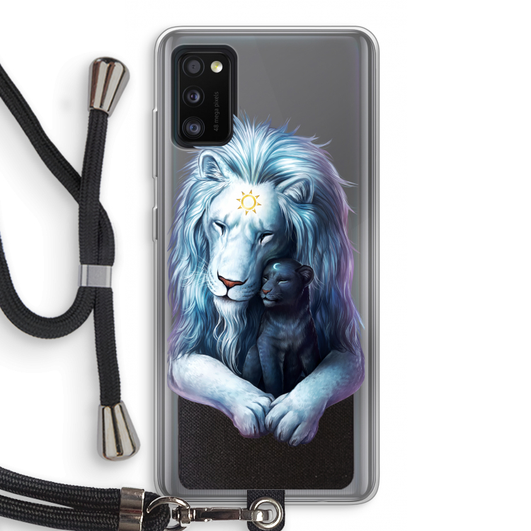 Child Of Light: Samsung Galaxy A41 Transparant Hoesje met koord