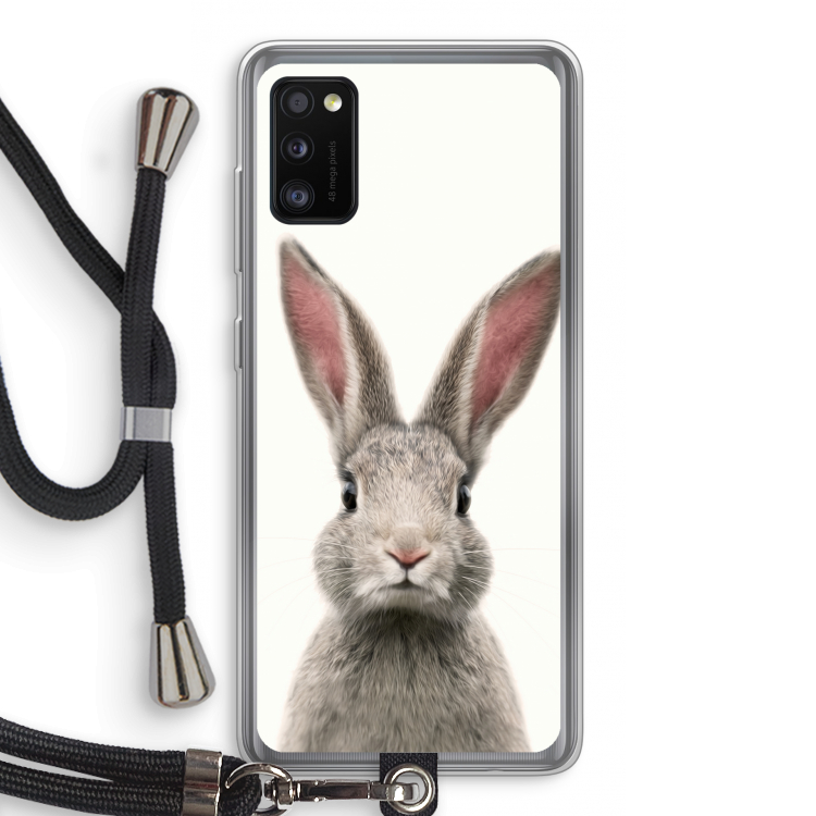 Daisy: Samsung Galaxy A41 Transparant Hoesje met koord