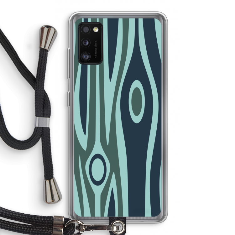 Bast B: Samsung Galaxy A41 Transparant Hoesje met koord
