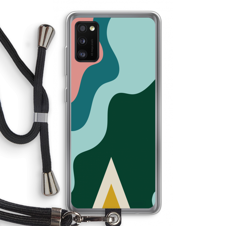 Noor B: Samsung Galaxy A41 Transparant Hoesje met koord