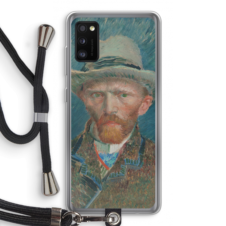 Van Gogh: Samsung Galaxy A41 Transparant Hoesje met koord