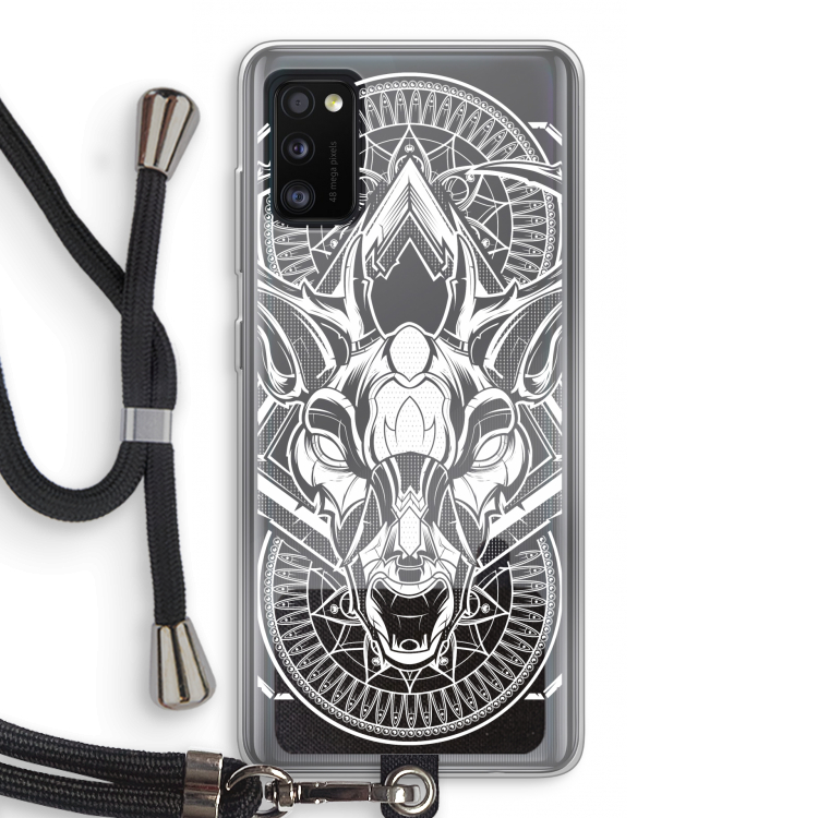 Oh Deer: Samsung Galaxy A41 Transparant Hoesje met koord