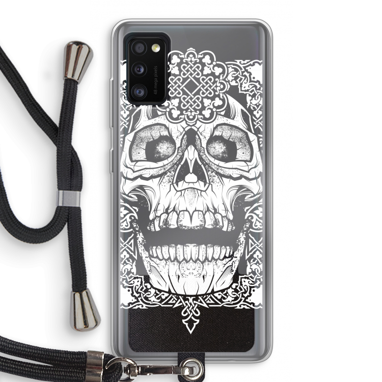 Seek & Destroy: Samsung Galaxy A41 Transparant Hoesje met koord