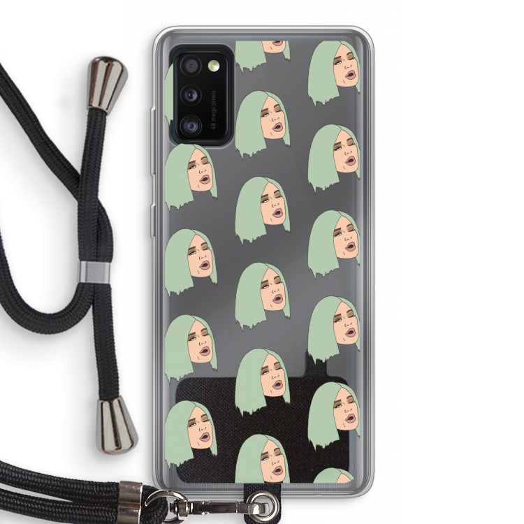 King Kylie: Samsung Galaxy A41 Transparant Hoesje met koord