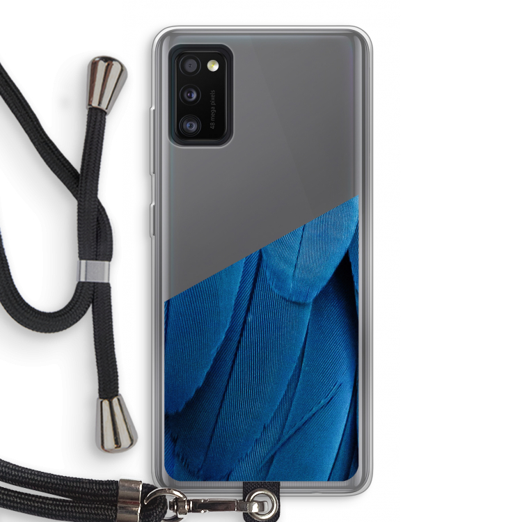 Pauw: Samsung Galaxy A41 Transparant Hoesje met koord