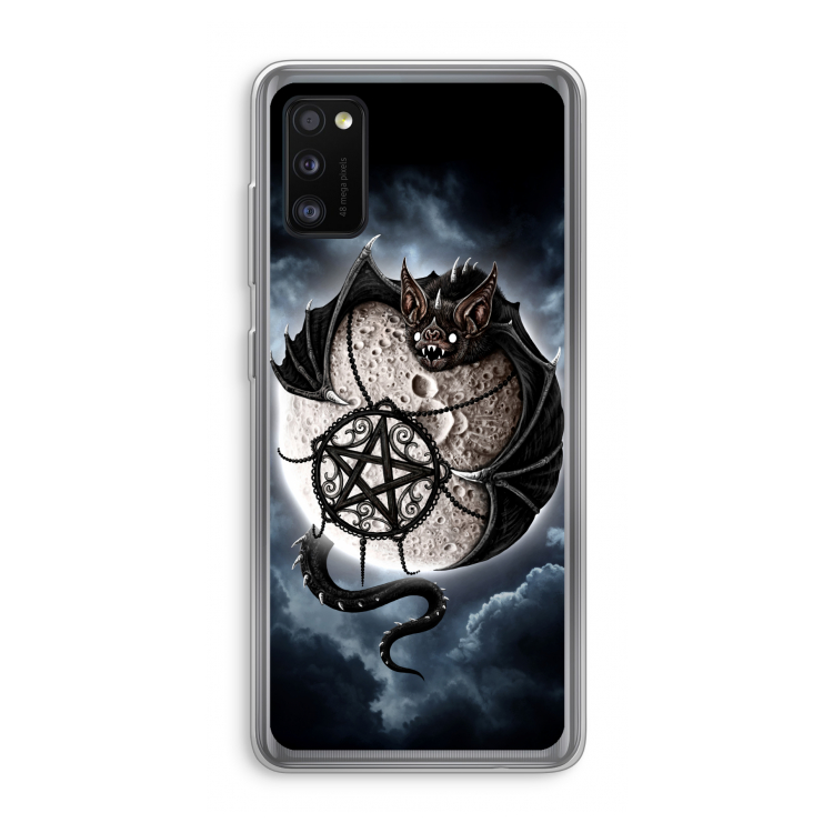 Volle maan: Samsung Galaxy A41 Transparant Hoesje