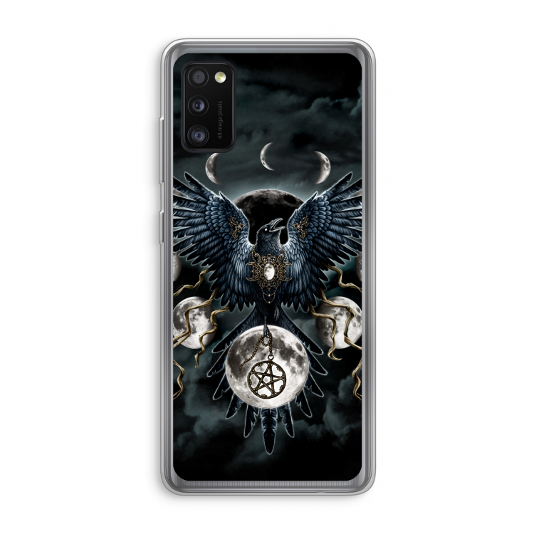 Sinister Wings: Samsung Galaxy A41 Transparant Hoesje