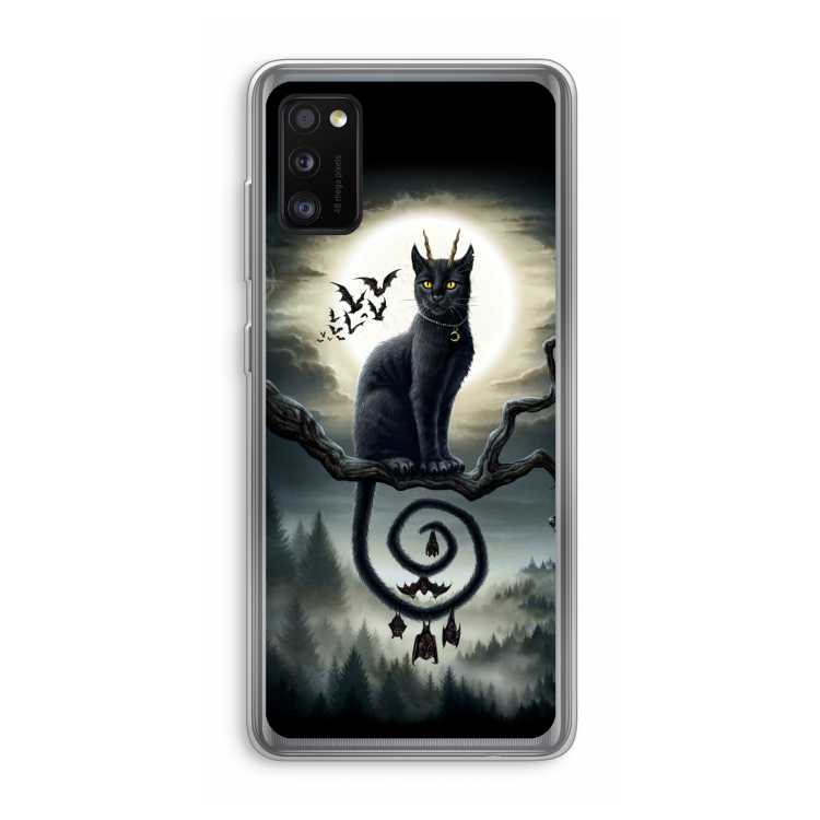Moonlight Companions: Samsung Galaxy A41 Transparant Hoesje