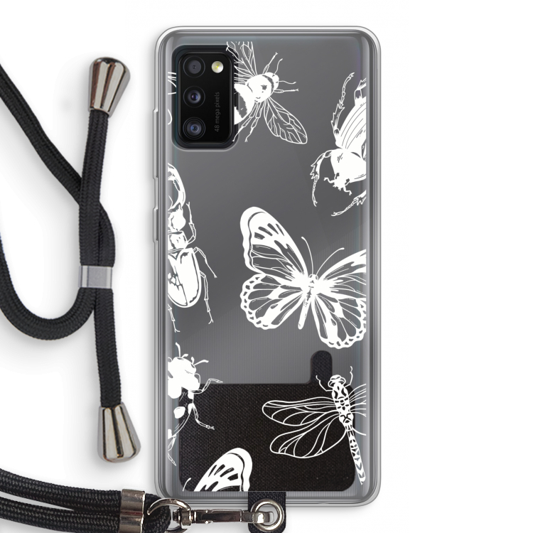 Tiny Bugs: Samsung Galaxy A41 Transparant Hoesje met koord