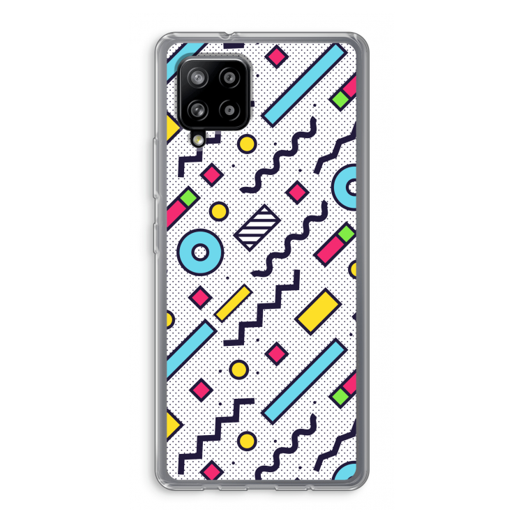 8-bit N°8: Samsung Galaxy A42 5G Transparant Hoesje