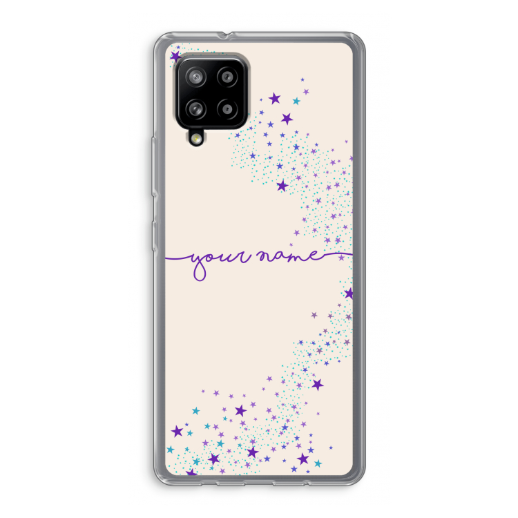 Sterren: Samsung Galaxy A42 5G Transparant Hoesje