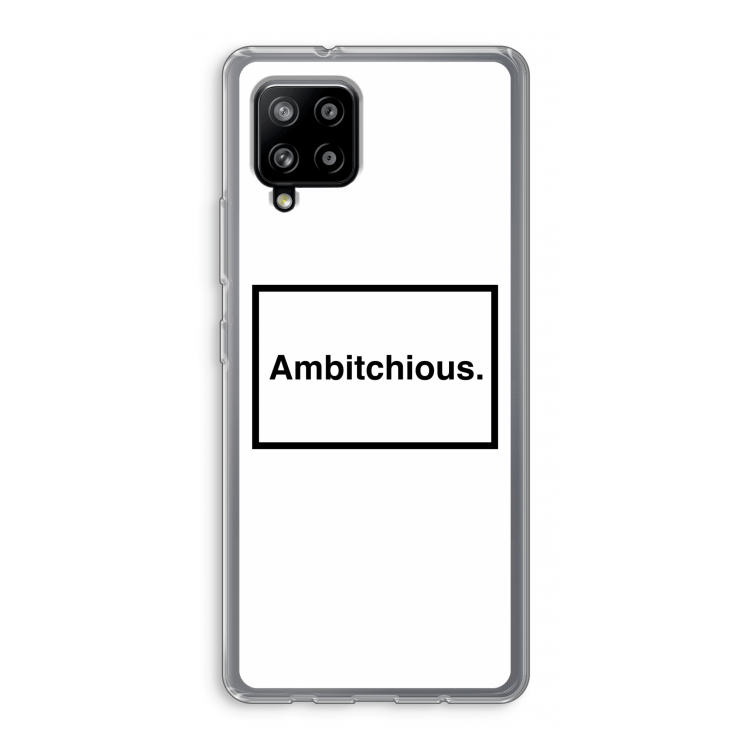 Ambitchious: Samsung Galaxy A42 5G Transparant Hoesje