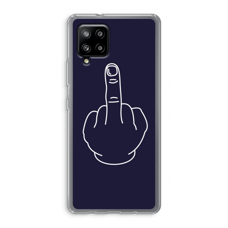 F**k U: Samsung Galaxy A42 5G Transparant Hoesje
