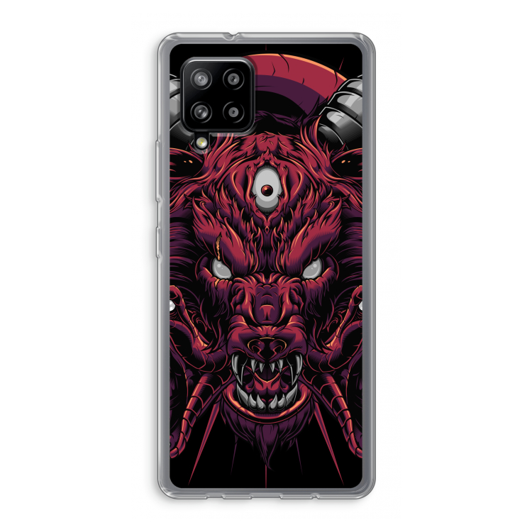 Hell Hound and Serpents: Samsung Galaxy A42 5G Transparant Hoesje