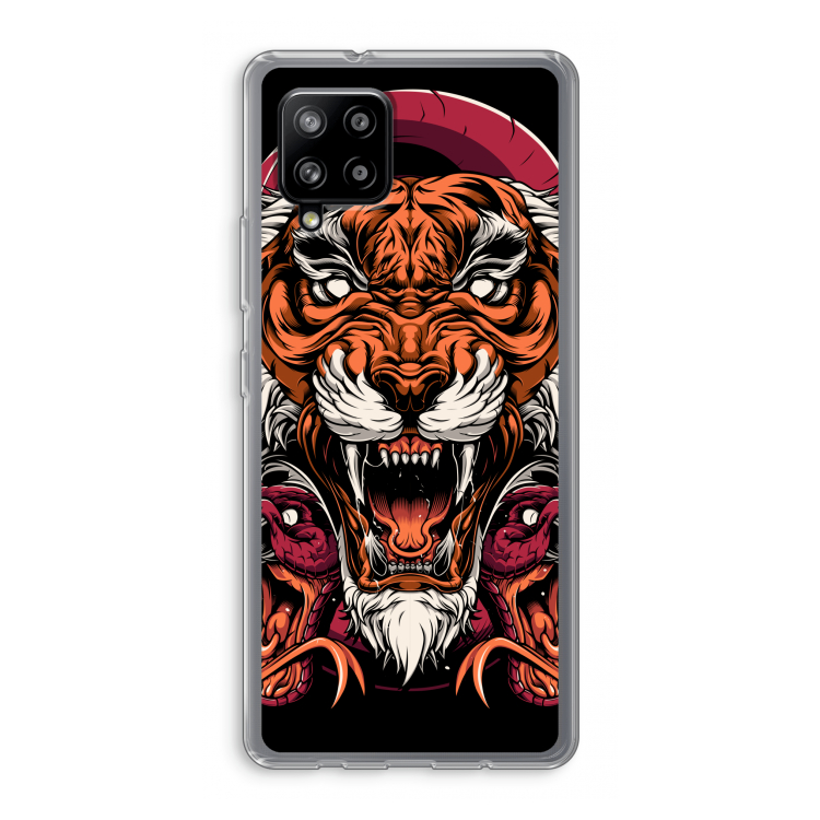 Tiger and Rattlesnakes: Samsung Galaxy A42 5G Transparant Hoesje