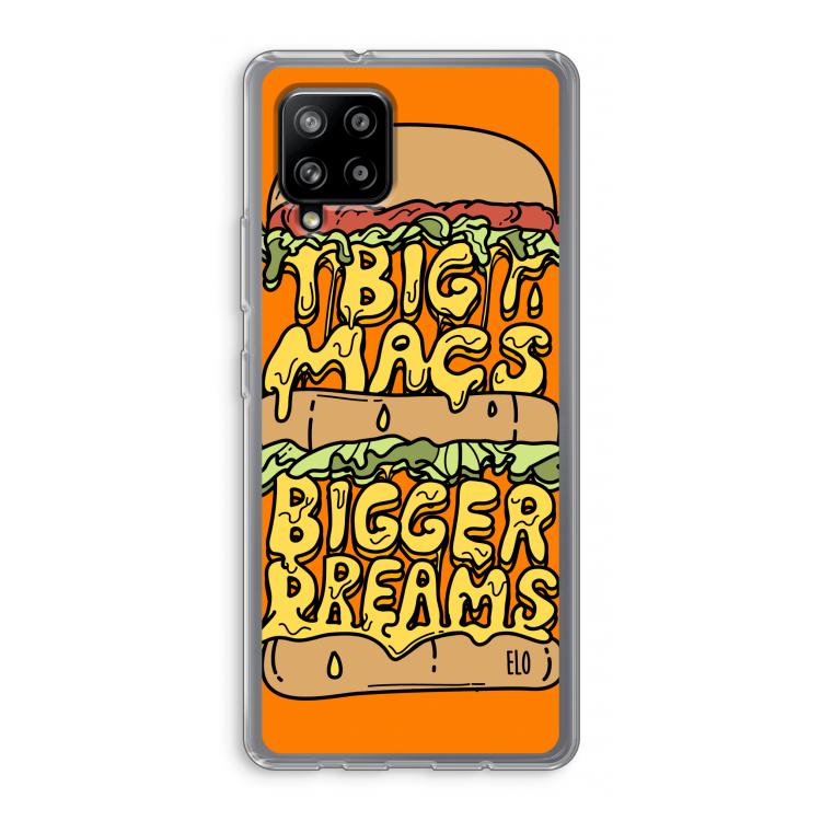 Big Macs Bigger Dreams: Samsung Galaxy A42 5G Transparant Hoesje