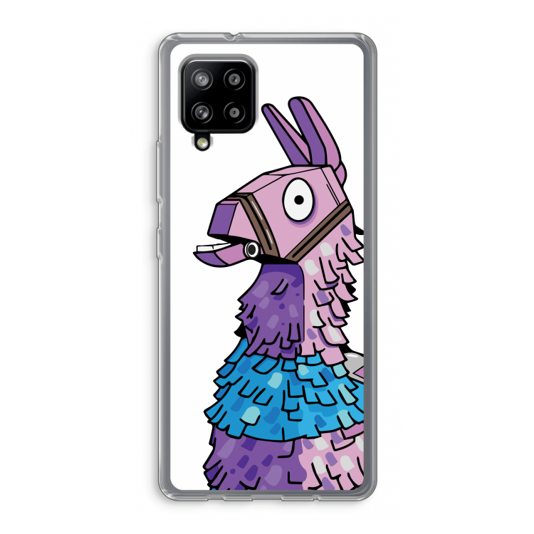Lama: Samsung Galaxy A42 5G Transparant Hoesje