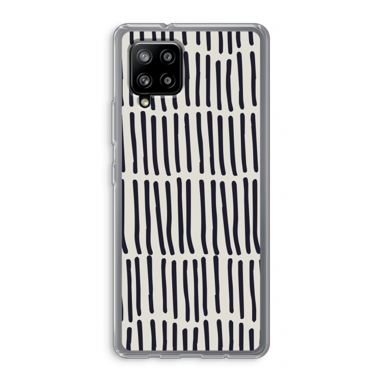 Moroccan stripes: Samsung Galaxy A42 5G Transparant Hoesje