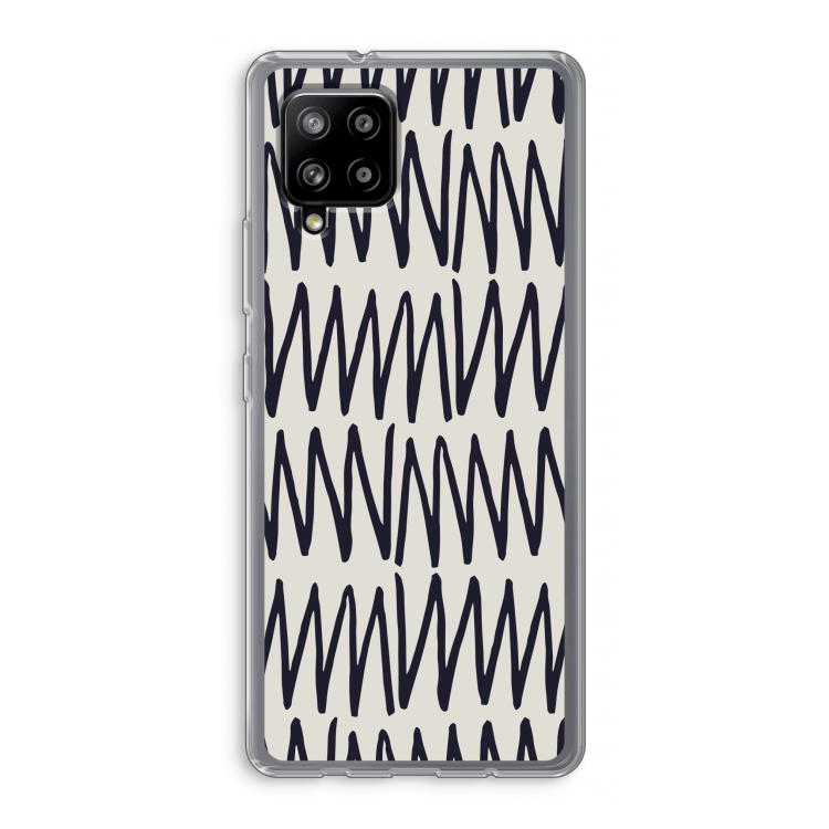 Marrakech Zigzag: Samsung Galaxy A42 5G Transparant Hoesje