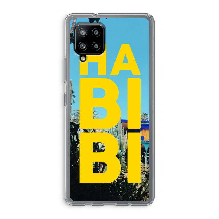 Habibi Majorelle : Samsung Galaxy A42 5G Transparant Hoesje