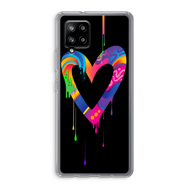 Melts My Heart: Samsung Galaxy A42 5G Transparant Hoesje