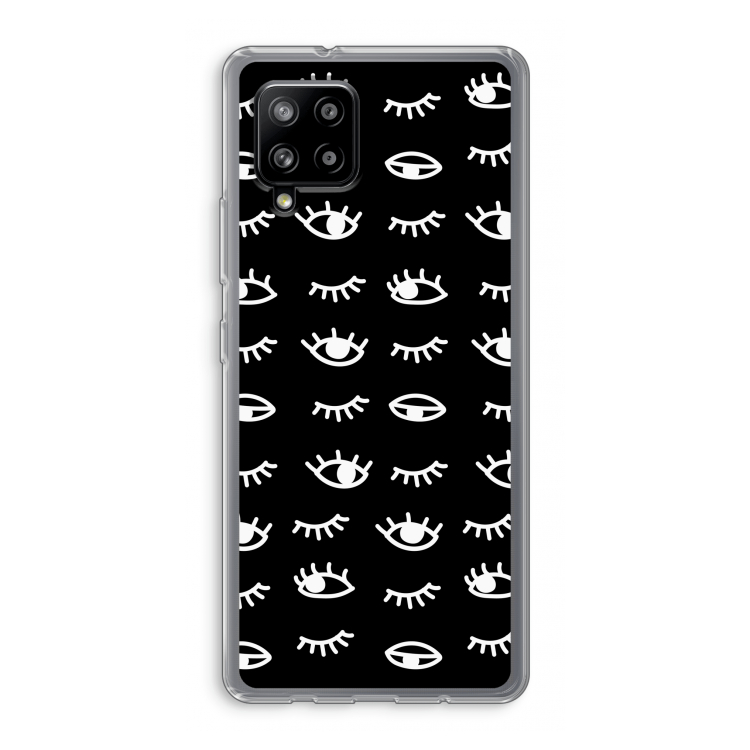 Eye pattern #3: Samsung Galaxy A42 5G Transparant Hoesje