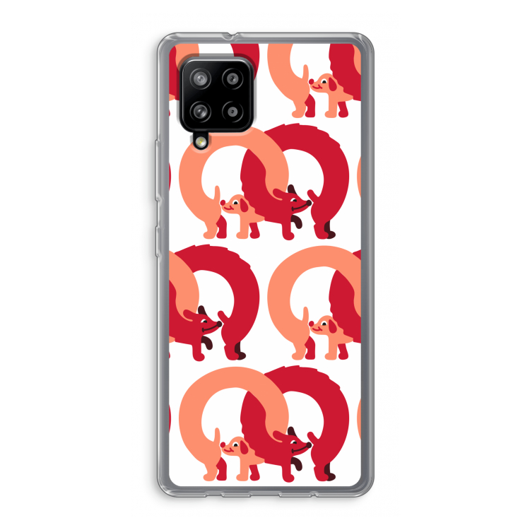Dogs: Samsung Galaxy A42 5G Transparant Hoesje