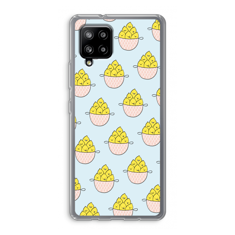 Citroenen: Samsung Galaxy A42 5G Transparant Hoesje