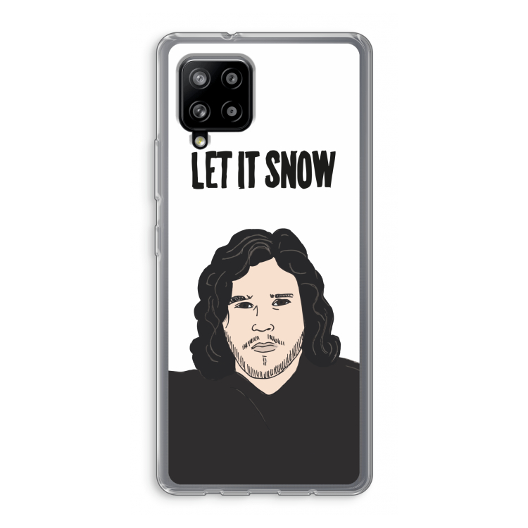 Let It Snow: Samsung Galaxy A42 5G Transparant Hoesje