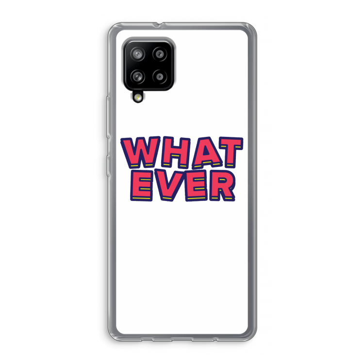 Whatever: Samsung Galaxy A42 5G Transparant Hoesje