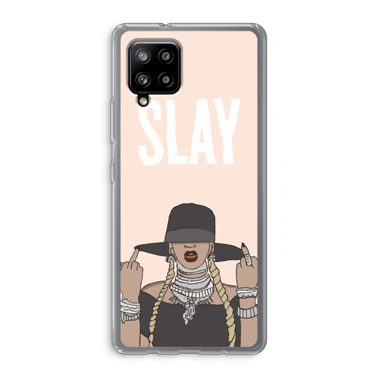 Slay All Day: Samsung Galaxy A42 5G Transparant Hoesje