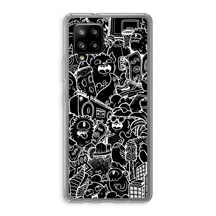 Vexx Black City : Samsung Galaxy A42 5G Transparant Hoesje