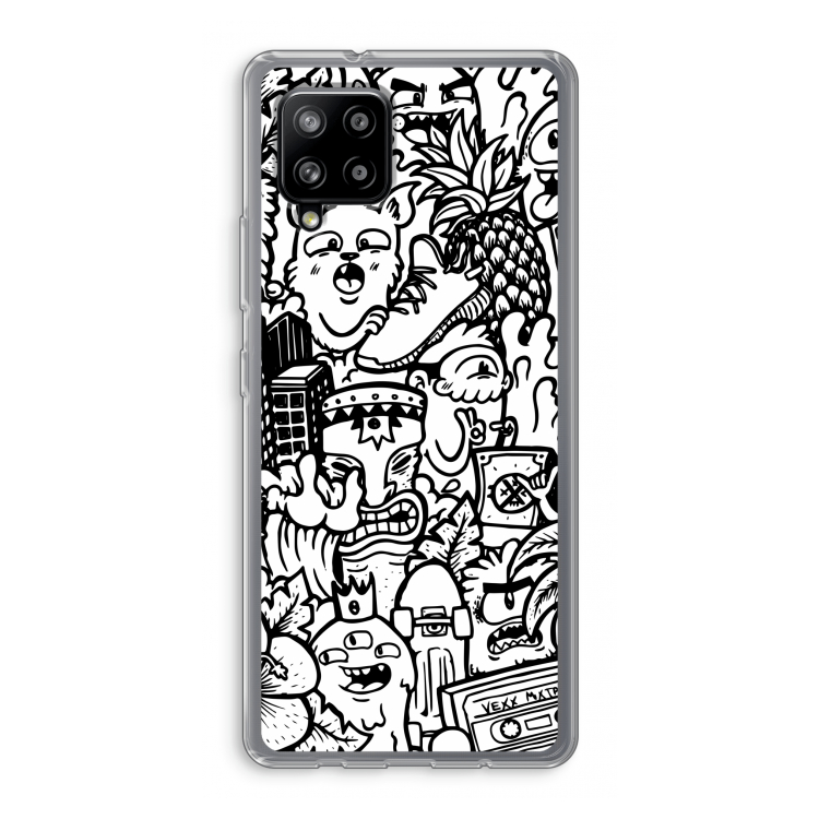 Vexx Mixtape #2: Samsung Galaxy A42 5G Transparant Hoesje