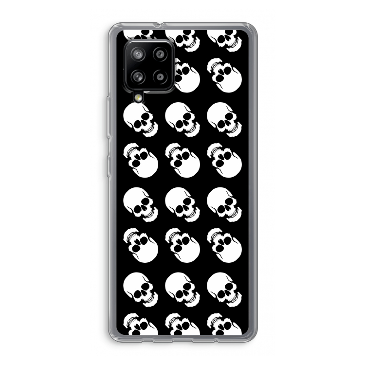Musketon Skulls: Samsung Galaxy A42 5G Transparant Hoesje