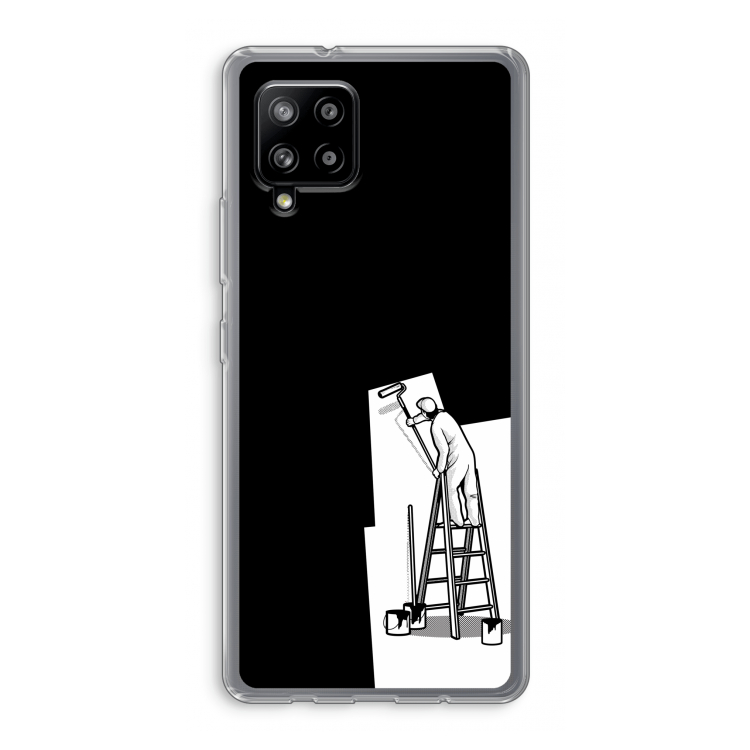 Musketon Painter: Samsung Galaxy A42 5G Transparant Hoesje